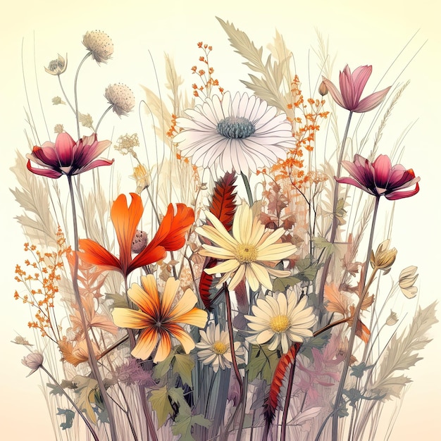 иллюстрация цветов