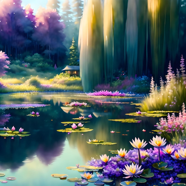 Flowers lake