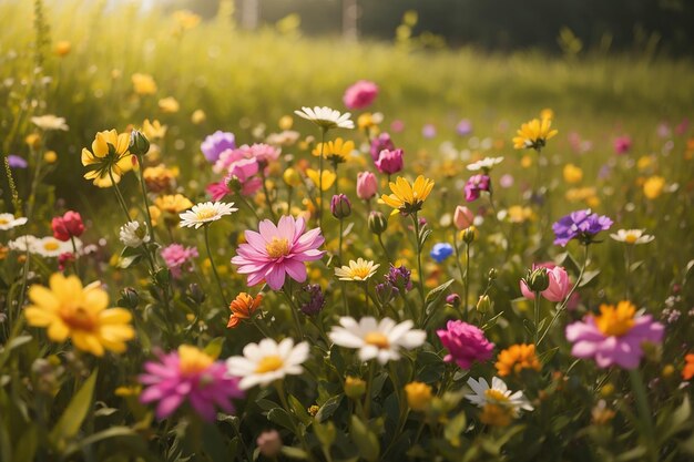 Flowers in the meadow