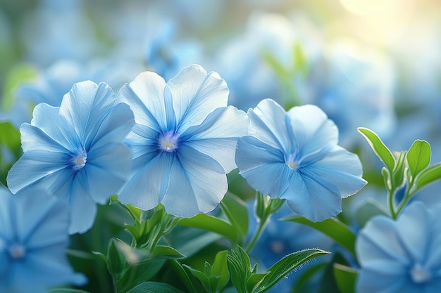 the flowers of a morning plant in the spring sunshine professional photography