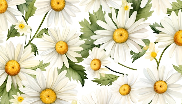 Flowers pattern background