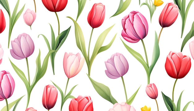 Flowers pattern background