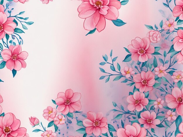 Flowers pattern background