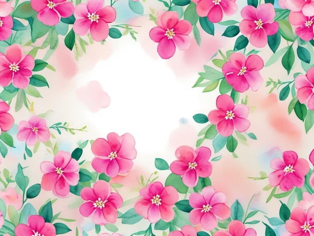 Flowers pattern background