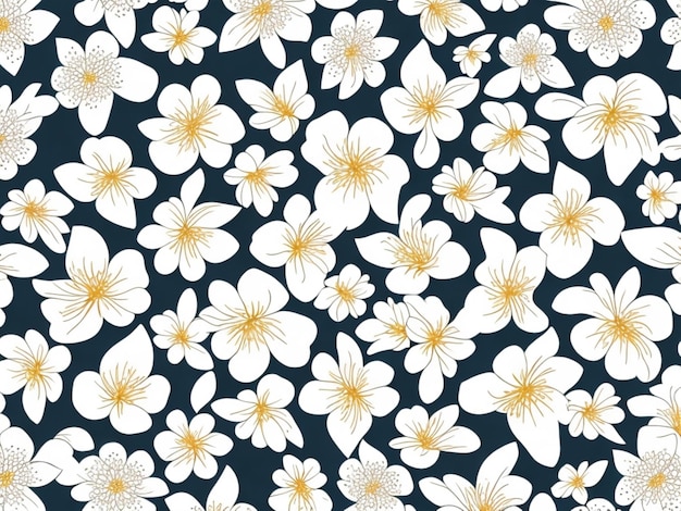 Flowers pattern background