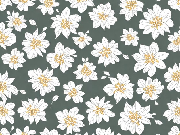 Flowers pattern background