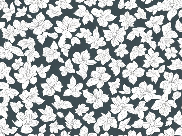 Flowers pattern background