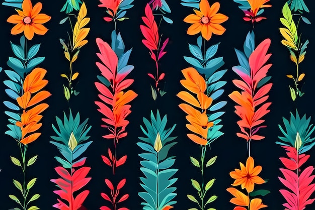 flowers pattern vector