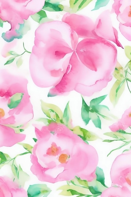 flowers patterns generated AI