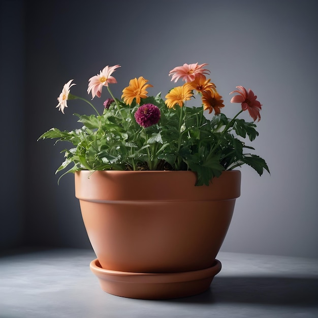 Flowers in a pot