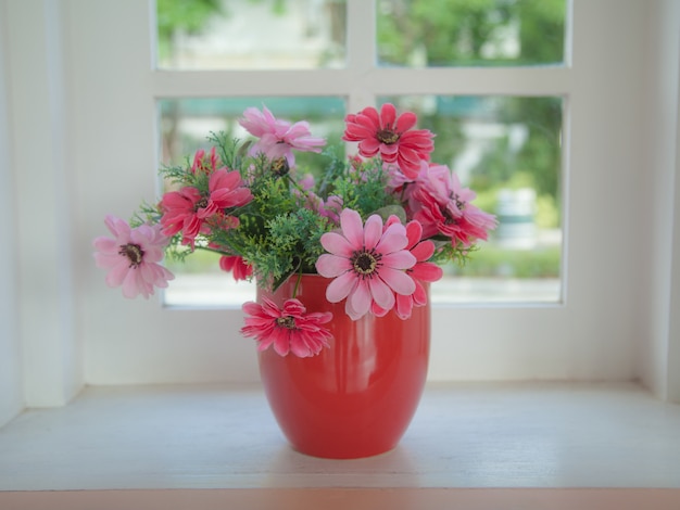 Photo flowers in pots