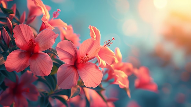 Flowers Scattered on Beach