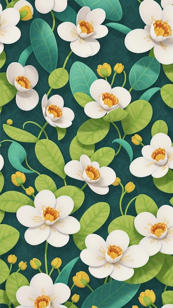 flowers Seamless patterns