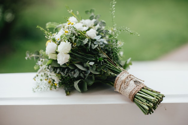 Flowers on table