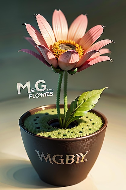 Flowers Text Advertising Poster Propaganda Cover Design Banner Wallpaper Background Illustration