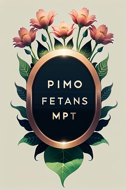 Flowers Text Advertising Poster Propaganda Cover Design Banner Wallpaper Background Illustration