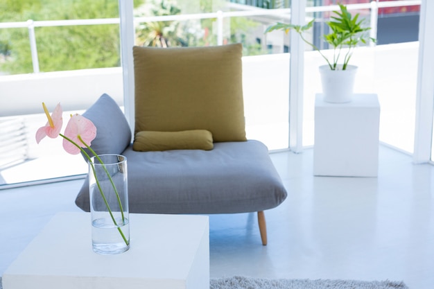 Flowers in vase at home