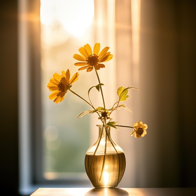 Flowers in a vase