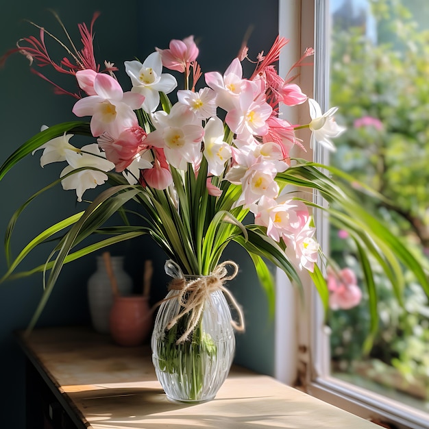 Flowers in a vase