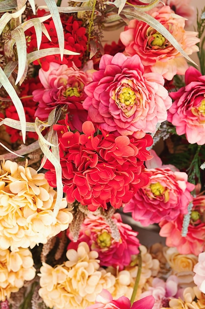 Flowers wall background Floral Backdrop