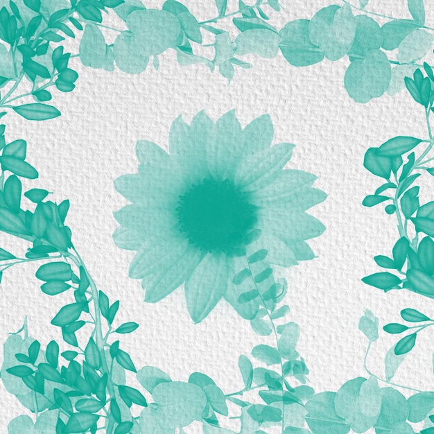 Flowers Watercolor seamless patterns