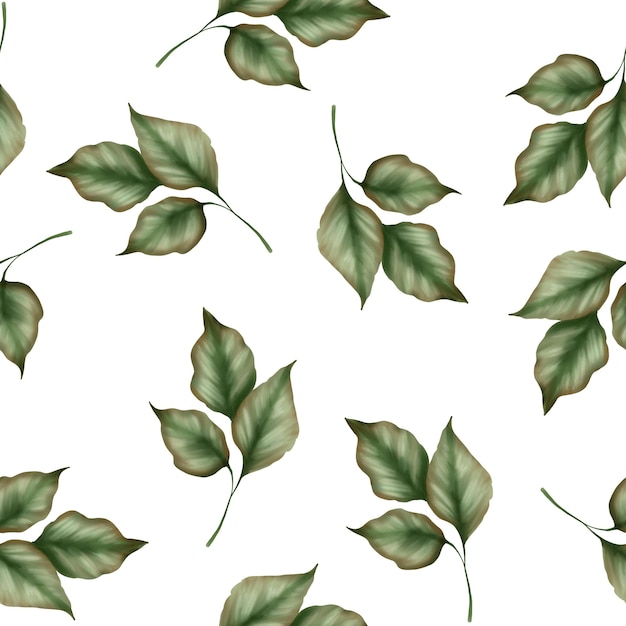 flowers watercolor seamless patterns