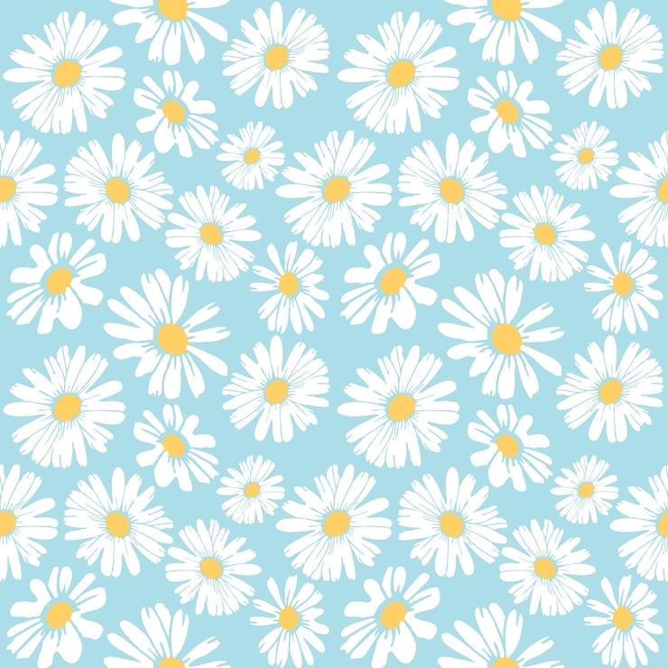Photo flowers watercolor seamless patterns