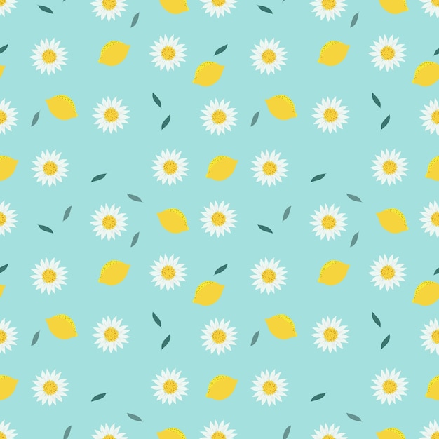 flowers watercolor seamless patterns