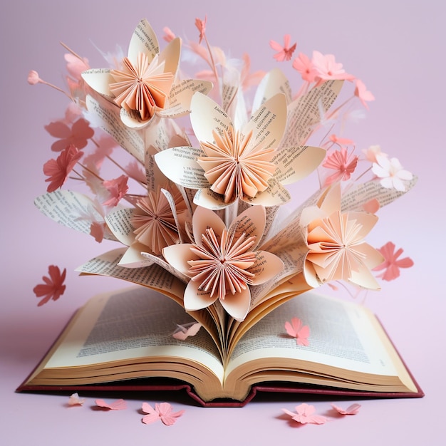 flowery book separator