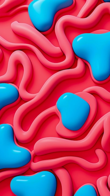 Flowing Colors Beautiful Abstract Background with Fluid Gradient and Line Design AI Generated