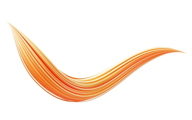 Flowing curve geometrie lijnen 3d rendering Digitale tekening