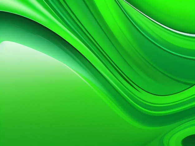 Flowing Green Elegance Vector Illustratie van vloeistof op gestreepte oppervlakte 3