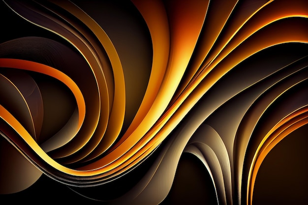 Flowing Line abstract isolated background