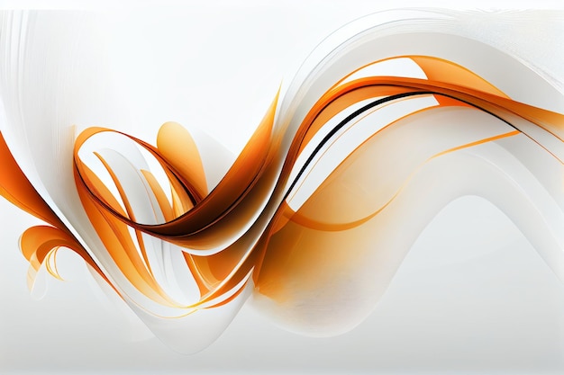Flowing Line abstract isolated background