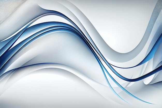 Flowing Line abstract isolated background