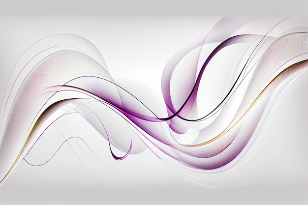 Flowing Line abstract isolated background