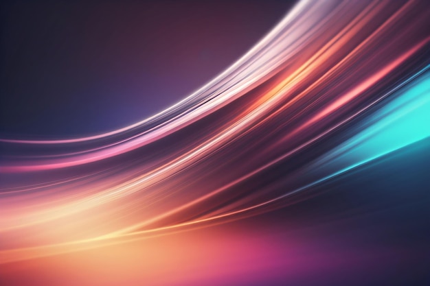 Flowing warm and vibrant color waves background abstract wallpaper background with generative ai