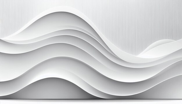 Flowing waves textures on a white background