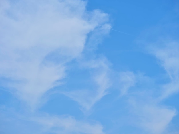 Fluffy beautiful clouds in the sky