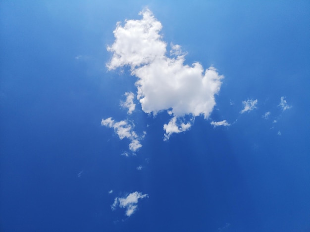 Fluffy clouds and beautiful sky background