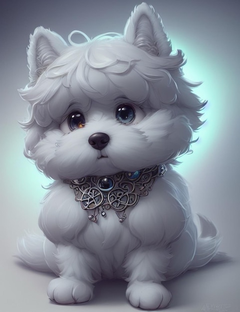 fluffy dog