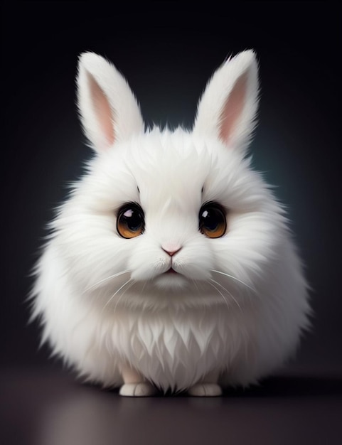 fluffy rabbit