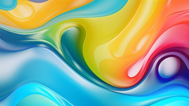 Fluid abstract background