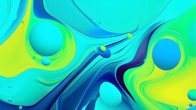 Fluid abstract background