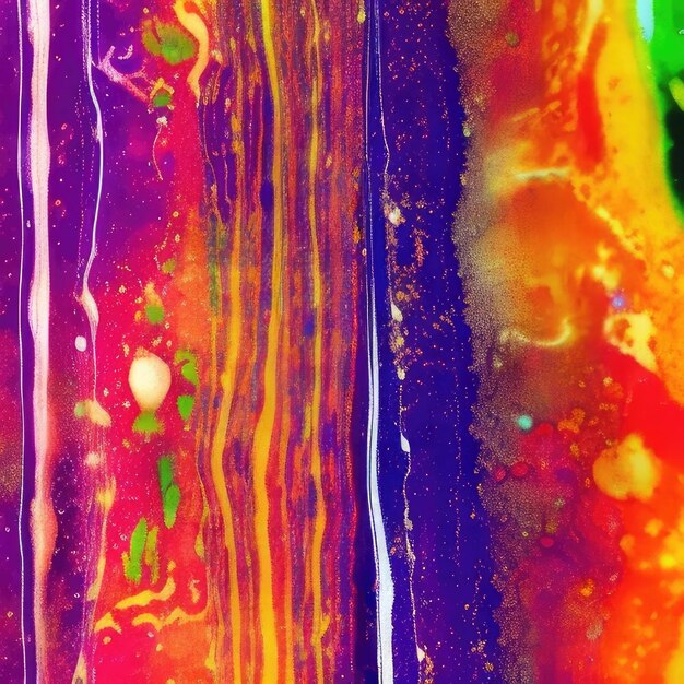 Photo fluid art abstract colorful background