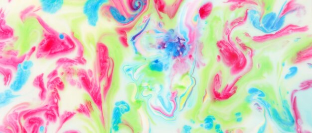 Fluid Art Abstract multicolored trendy background Holographic background