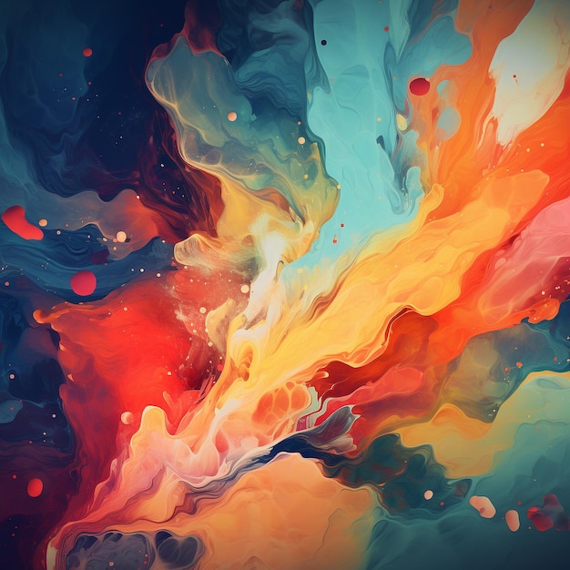 fluid art background