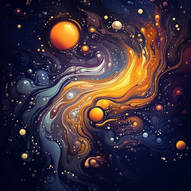 fluid art background