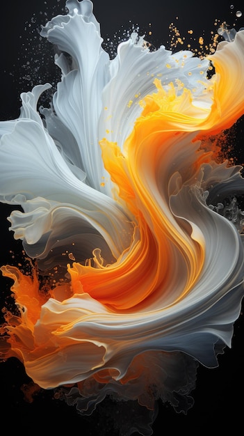 Fluid Art HD 8K background Wallpaper Stock photographic image