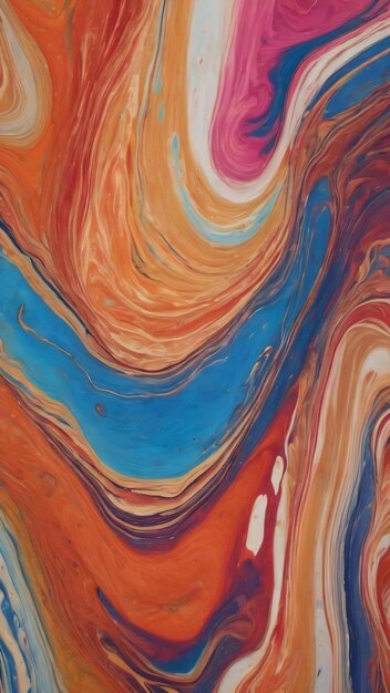 Fluid art marbling paint textured background